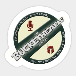 The Bucketheads Podcast (Aurebesh) Sticker